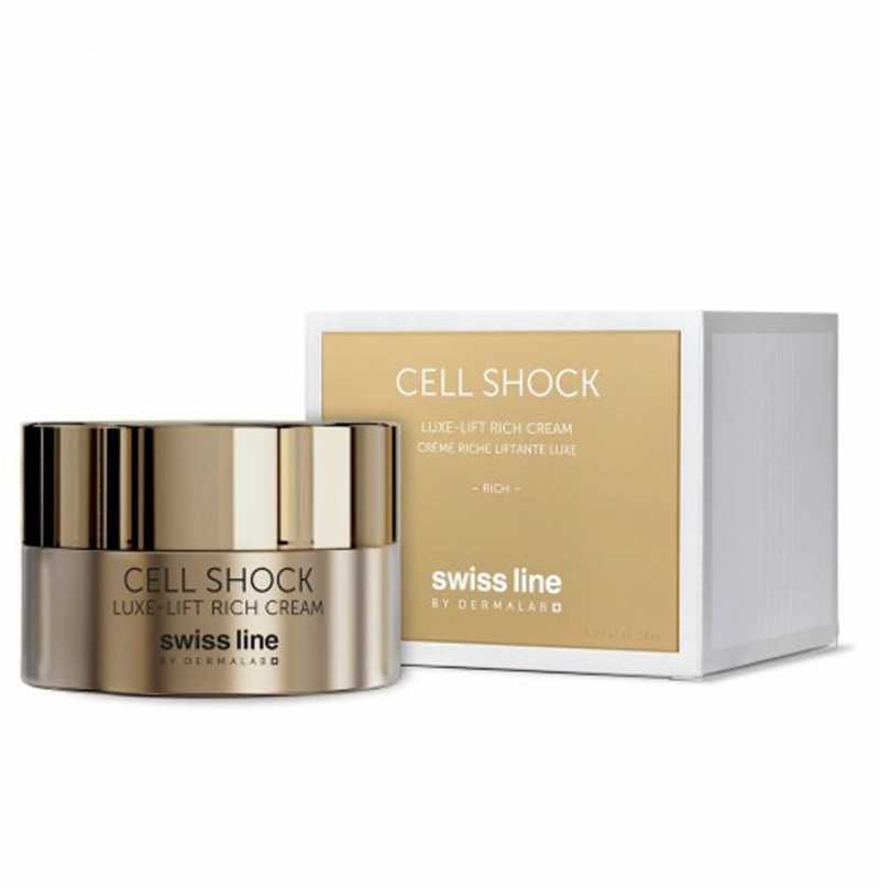 Kem nâng cơ  đột phá cho làn da thường và khô Swissline cell shock luxe lift rich cream